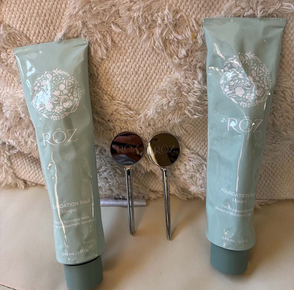 RŌZ Foundation Hair Mask Deeply Reparative Treatment with Two Tube Keys